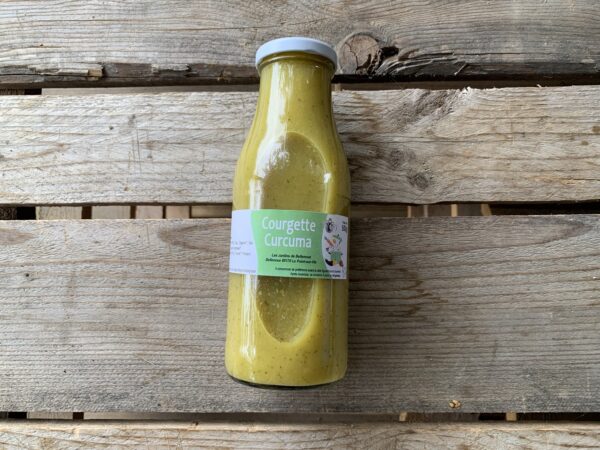 Soupe courgette curcuma