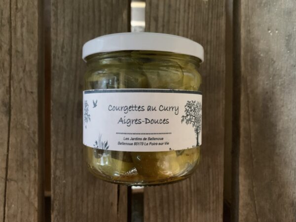 Courgettes au curry aigres-douces