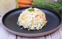 Salade chou rave, carotte et pomme